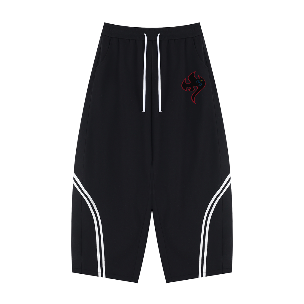 Tosmooth Creations Unisex Wide Leg Piping Sweatpants