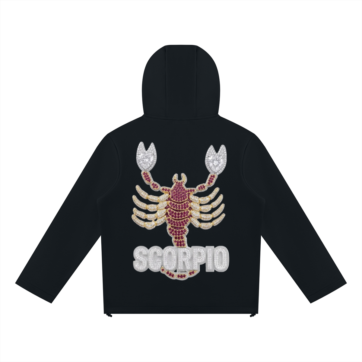 Scorpio Unisex Paneled Full Zip Hoodie