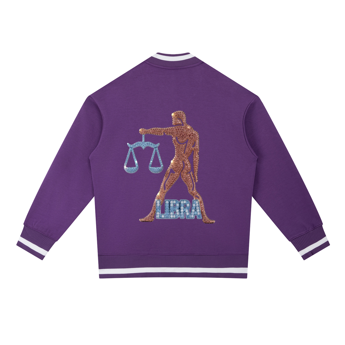 Libra Contrast Piping Zip Bomber Jacket