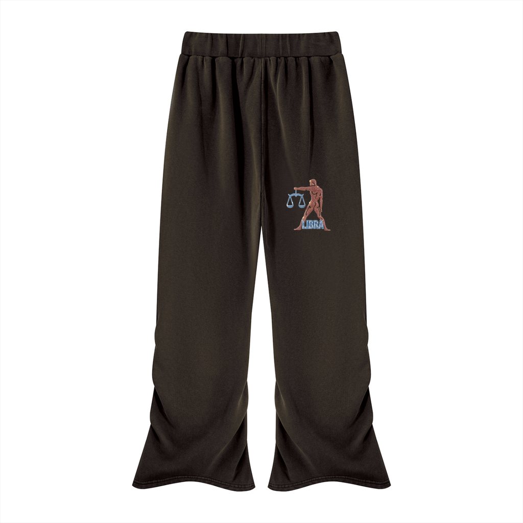 Libra Vintage Wash Ruched Sweatpants