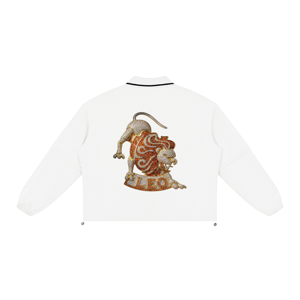 Leo Unisex Boxy Collared Detachable Sweatshirt