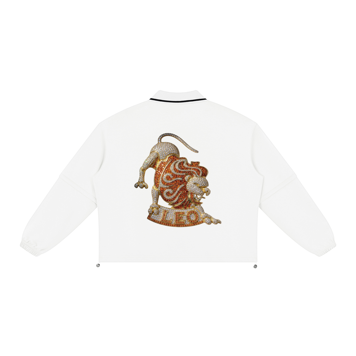Leo Unisex Boxy Collared Detachable Sweatshirt