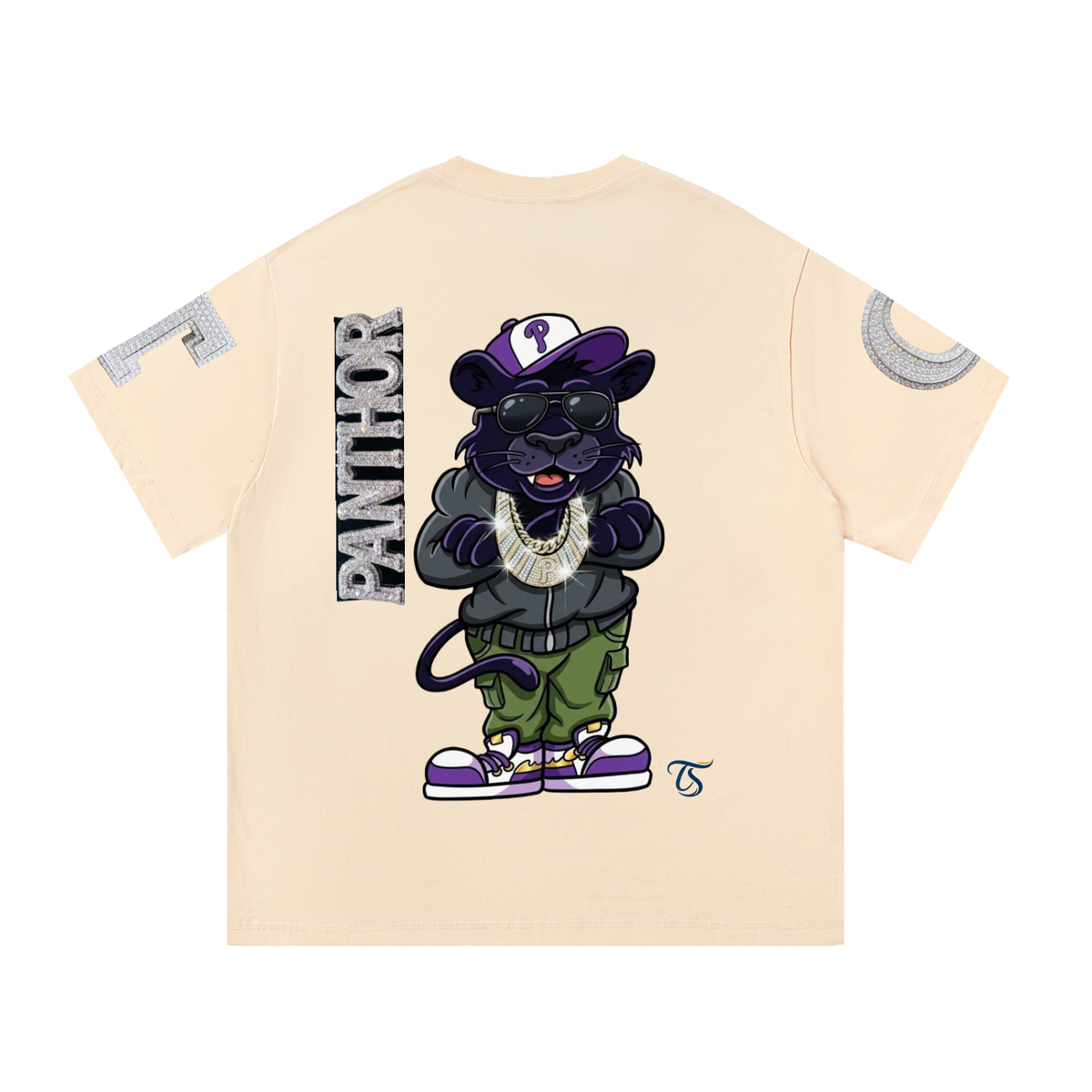 The Crew "PANTHOR" Essential Cotton T-Shirt