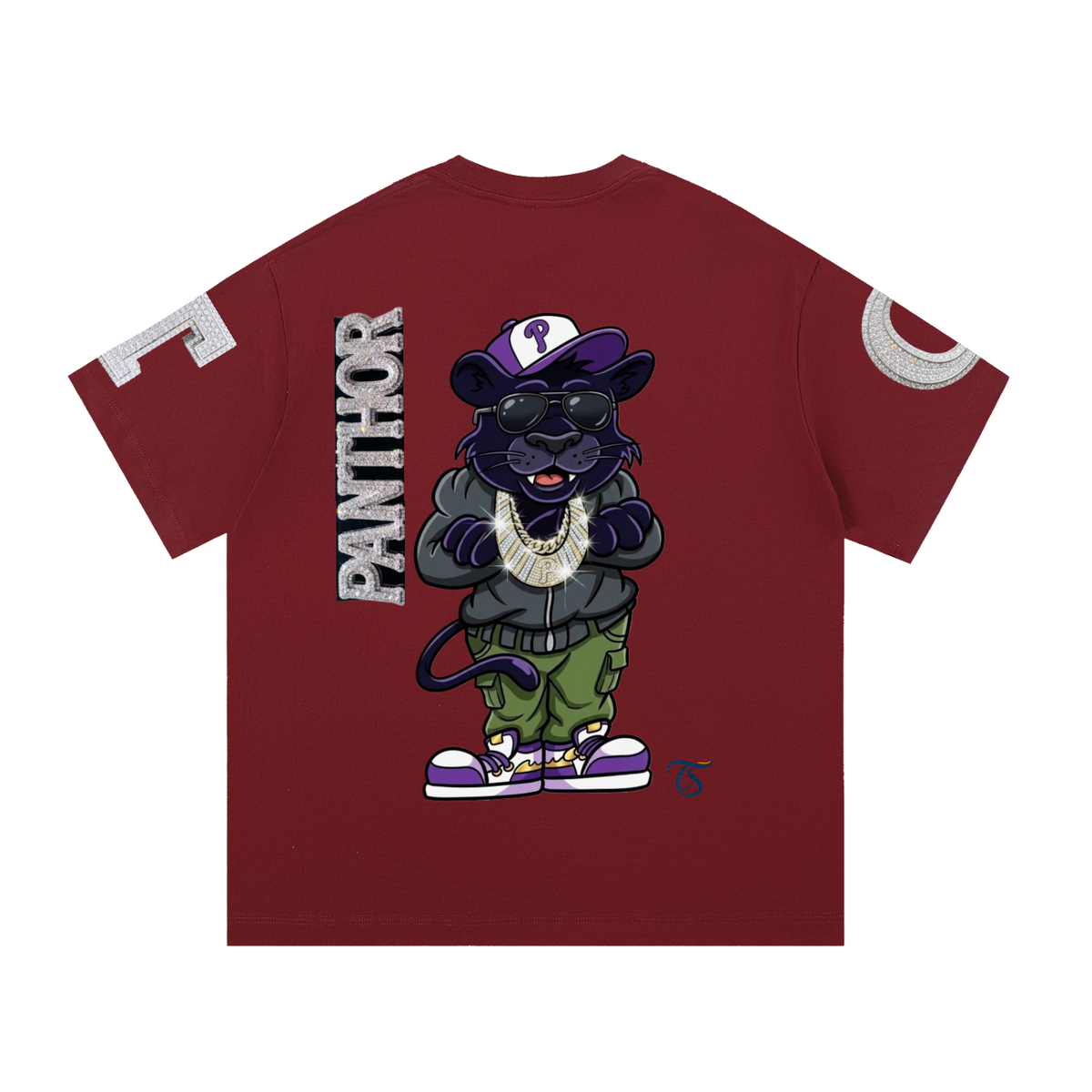 The Crew "PANTHOR" Essential Cotton T-Shirt