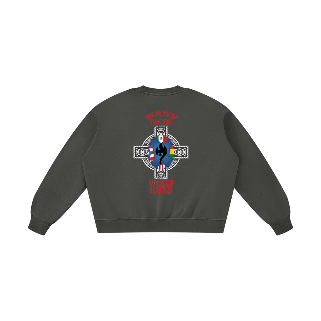 Unisex Boxy Vintage Washed Sweatshirt