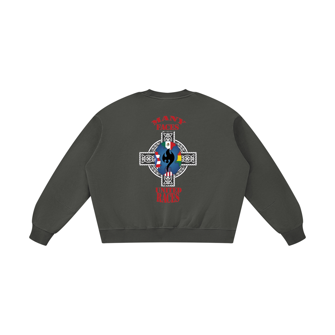 Unisex Boxy Vintage Washed Sweatshirt