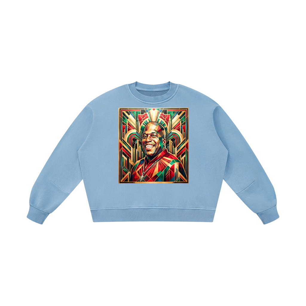 Unisex Boxy Vintage Washed Sweatshirt