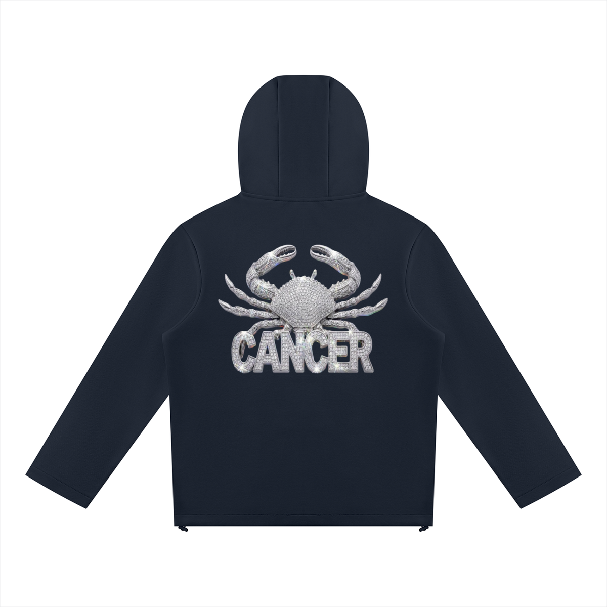 Cancer Unisex Paneled Full Zip Hoodie