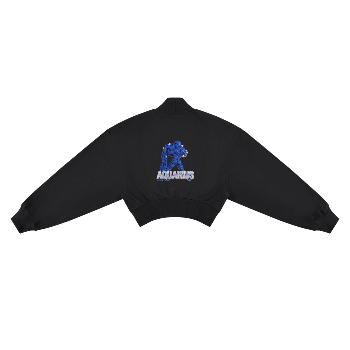 Aquarius Women's Crop Mock Neck Sweatshirt