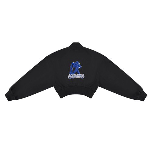 Aquarius Women's Crop Mock Neck Sweatshirt