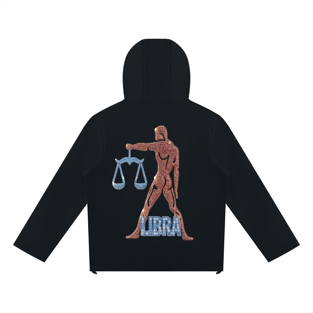 Libra Unisex Paneled Full Zip Hoodie