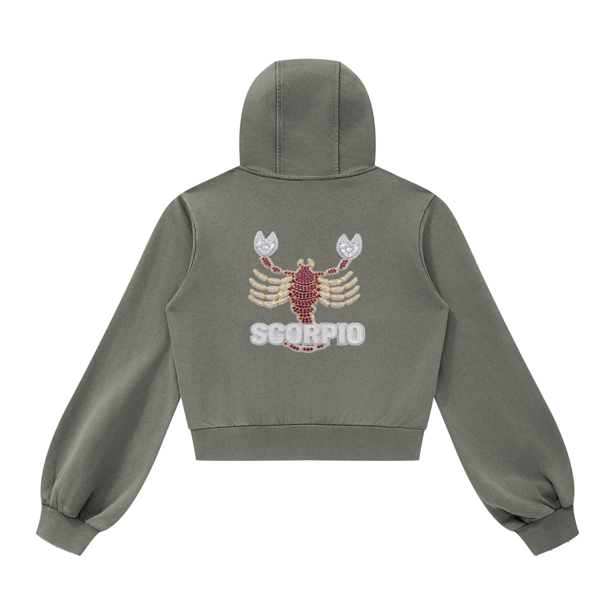 Scorpio Vintage Wash Full Zip Hoodie