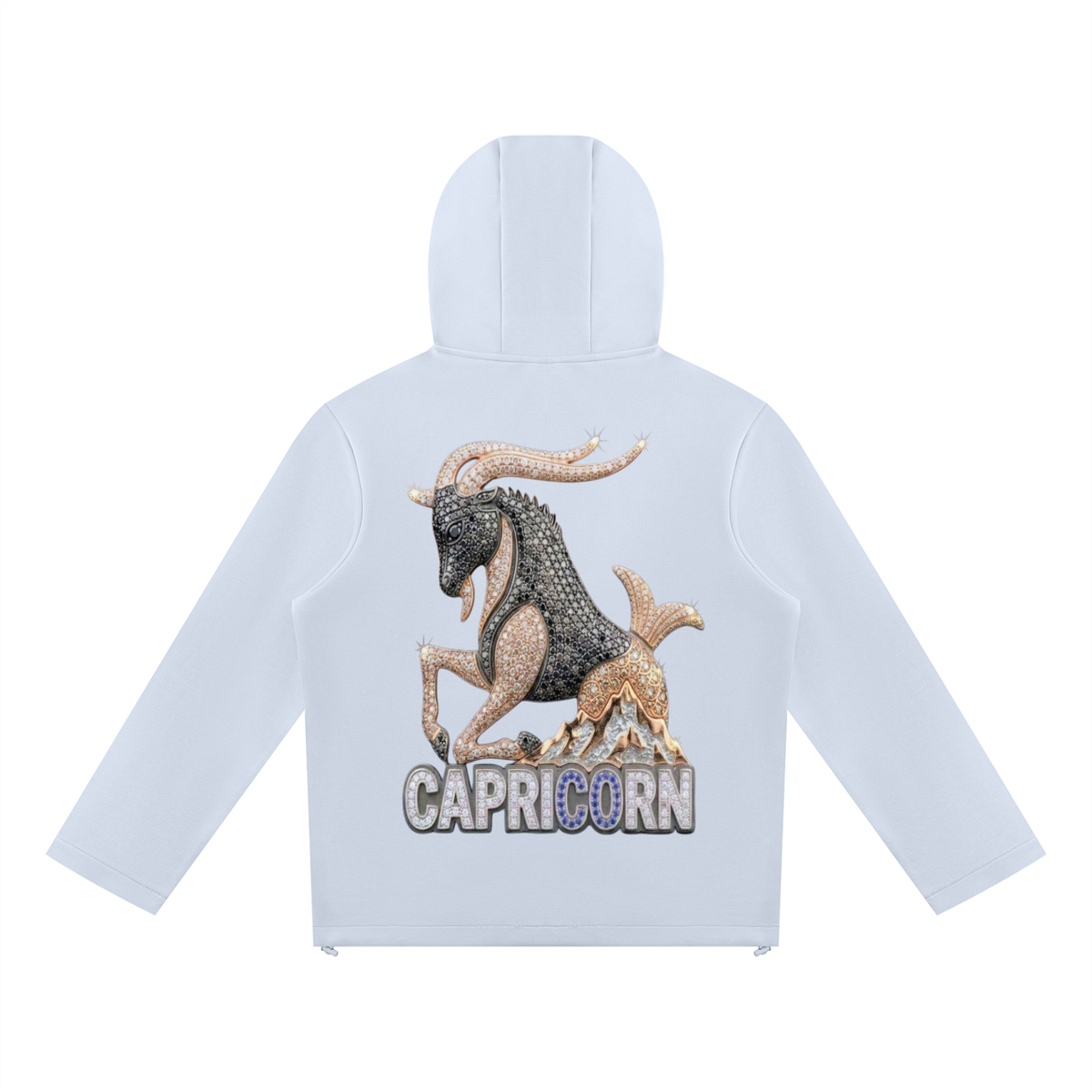 Capricorn Unisex Paneled Full Zip Hoodie