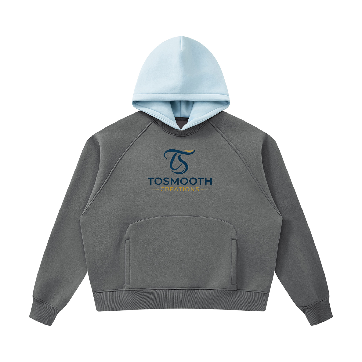 Unisex Fleece Raglan Color Block Hoodie