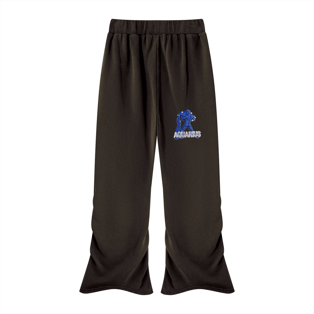 Aquarius Women’s Vintage Wash Ruched Sweatpants
