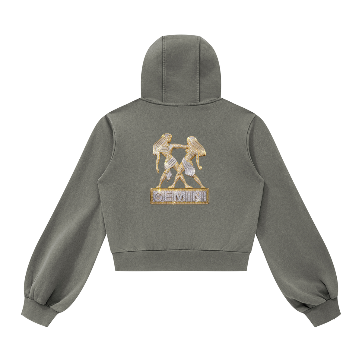 Gemini Vintage Wash Full Zip Hoodie