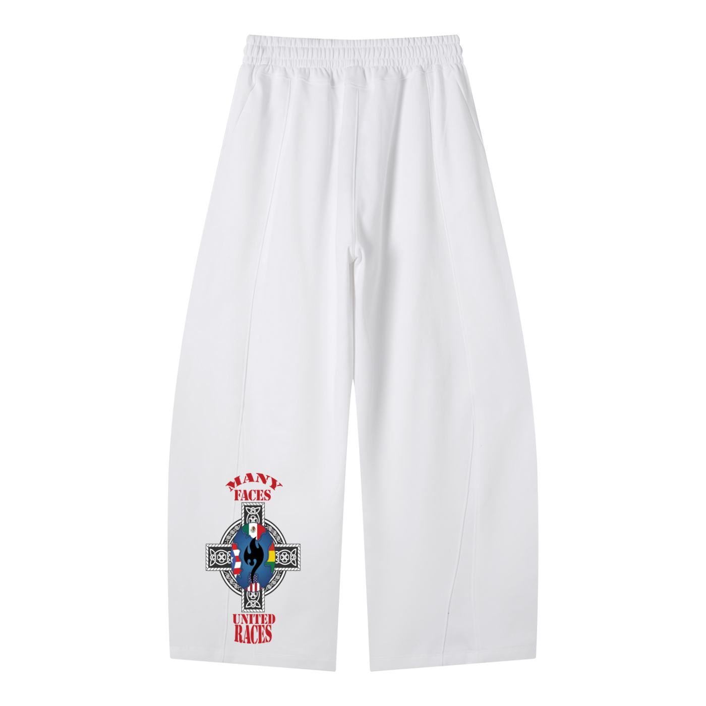 Heavyweight Wide Leg Panel Sweatpants
