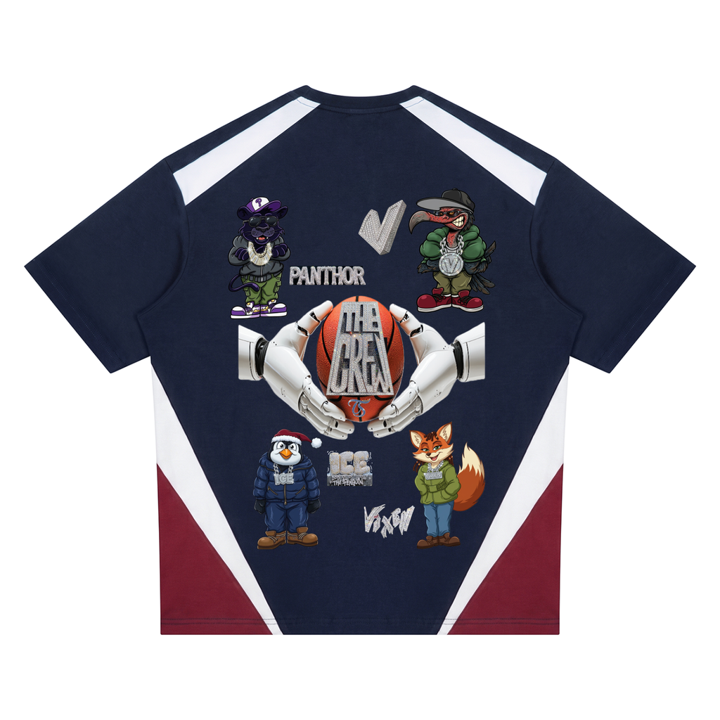 The Crew B-Ball Unisex Color Block T-Shirt
