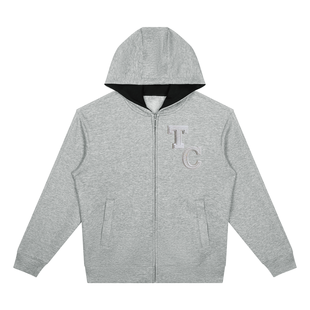The Crew Unisex Drop Shoulder Full Zip Hoodie