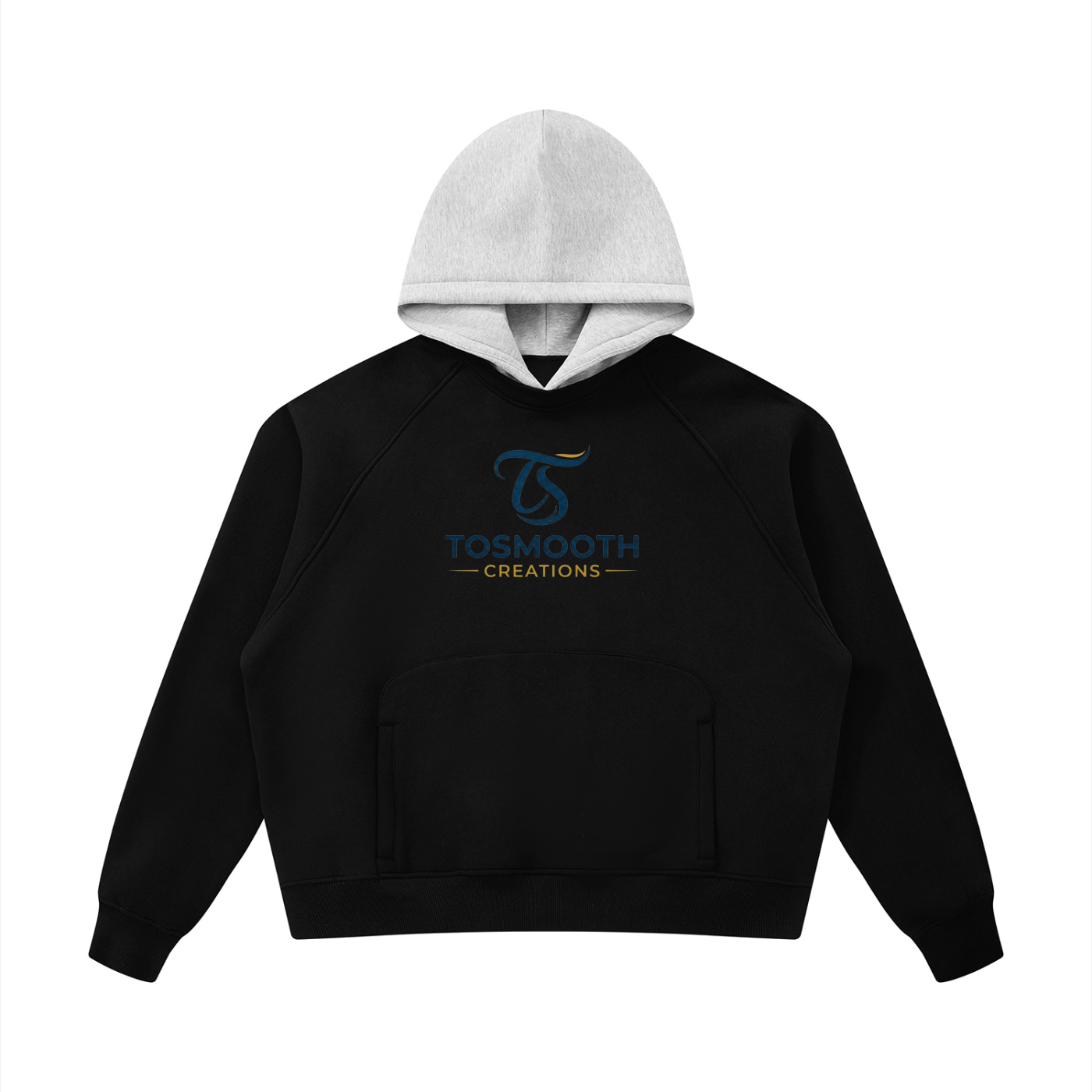Unisex Fleece Raglan Color Block Hoodie