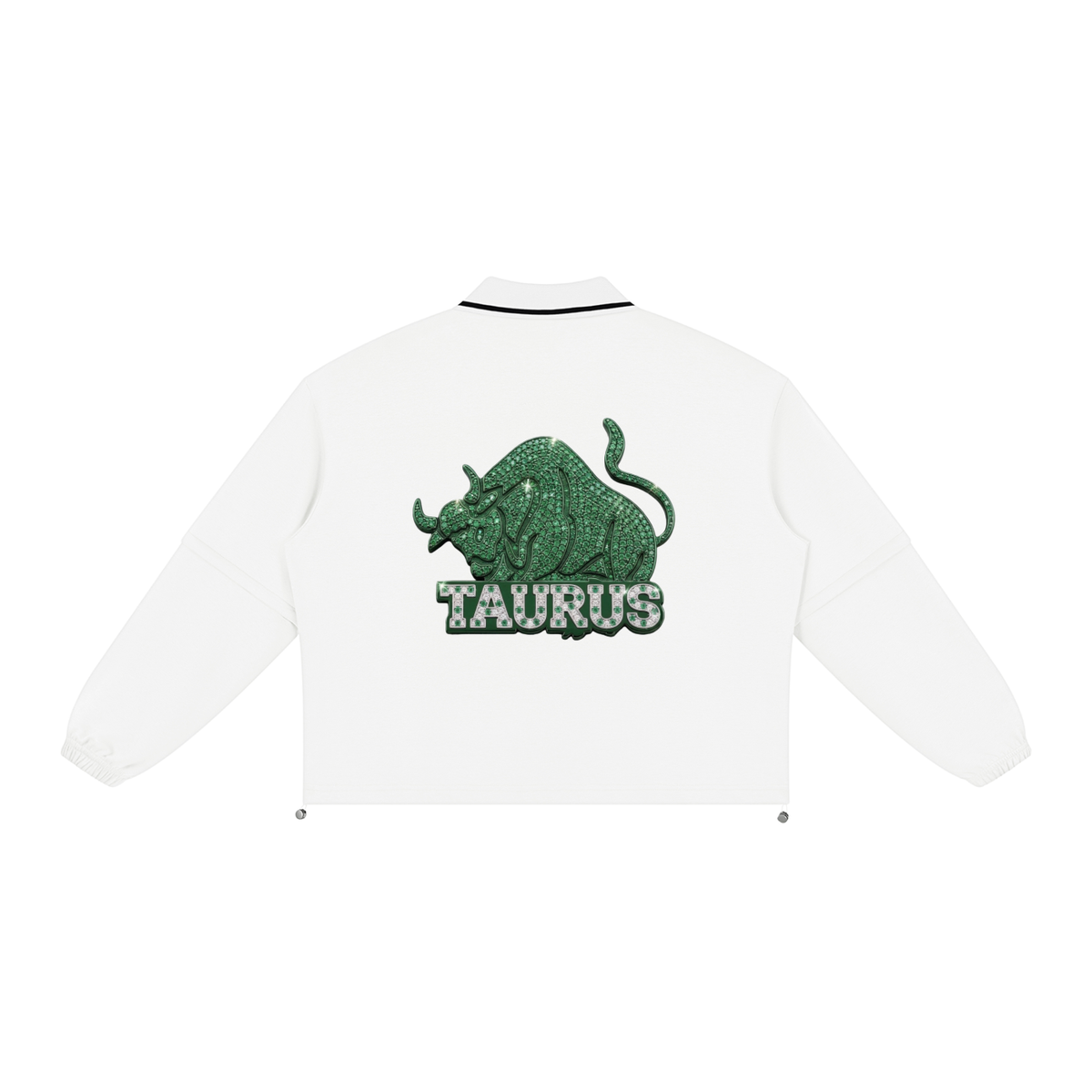 Taurus Unisex Boxy Collared Detachable Sweatshirt