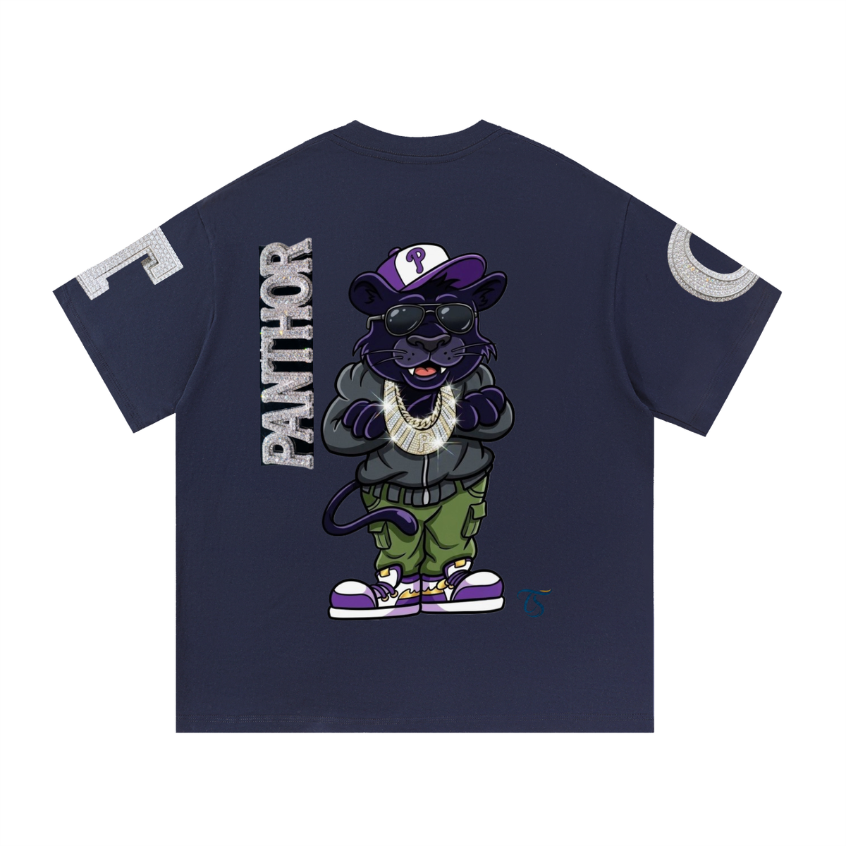 The Crew "PANTHOR" Essential Cotton T-Shirt