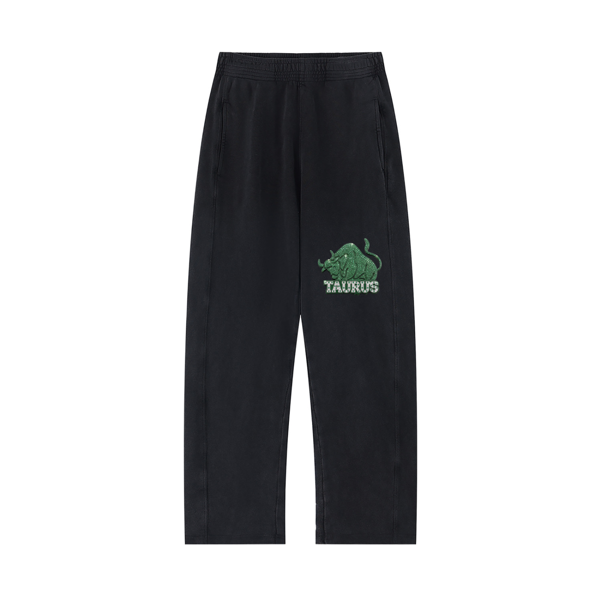 Taurus Unisex Mineral Wash Straight Sweatpants