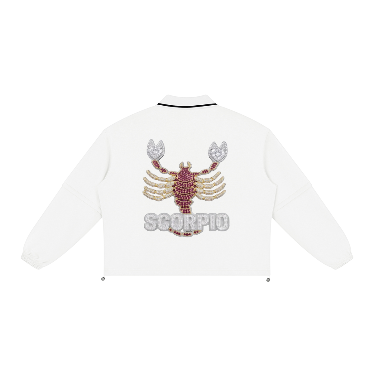 Scorpio Unisex Boxy Collared Detachable Sweatshirt