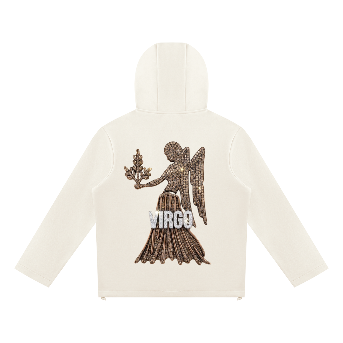 Virgo Unisex Paneled Full Zip Hoodie