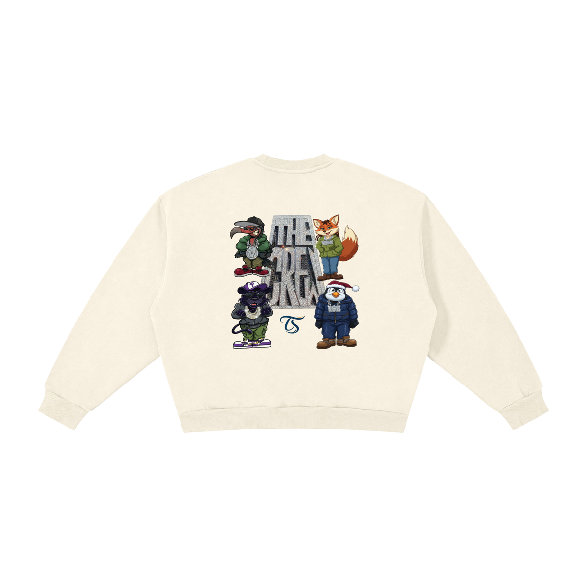 The Crew Boxy Fleece Crewneck Sweatshirt