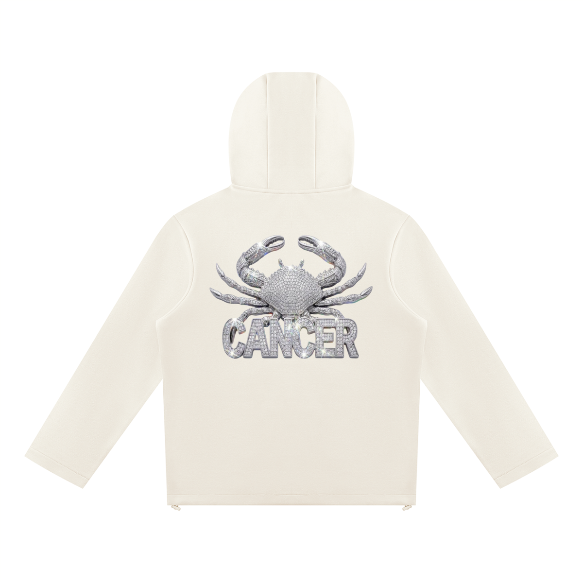 Cancer Unisex Paneled Full Zip Hoodie