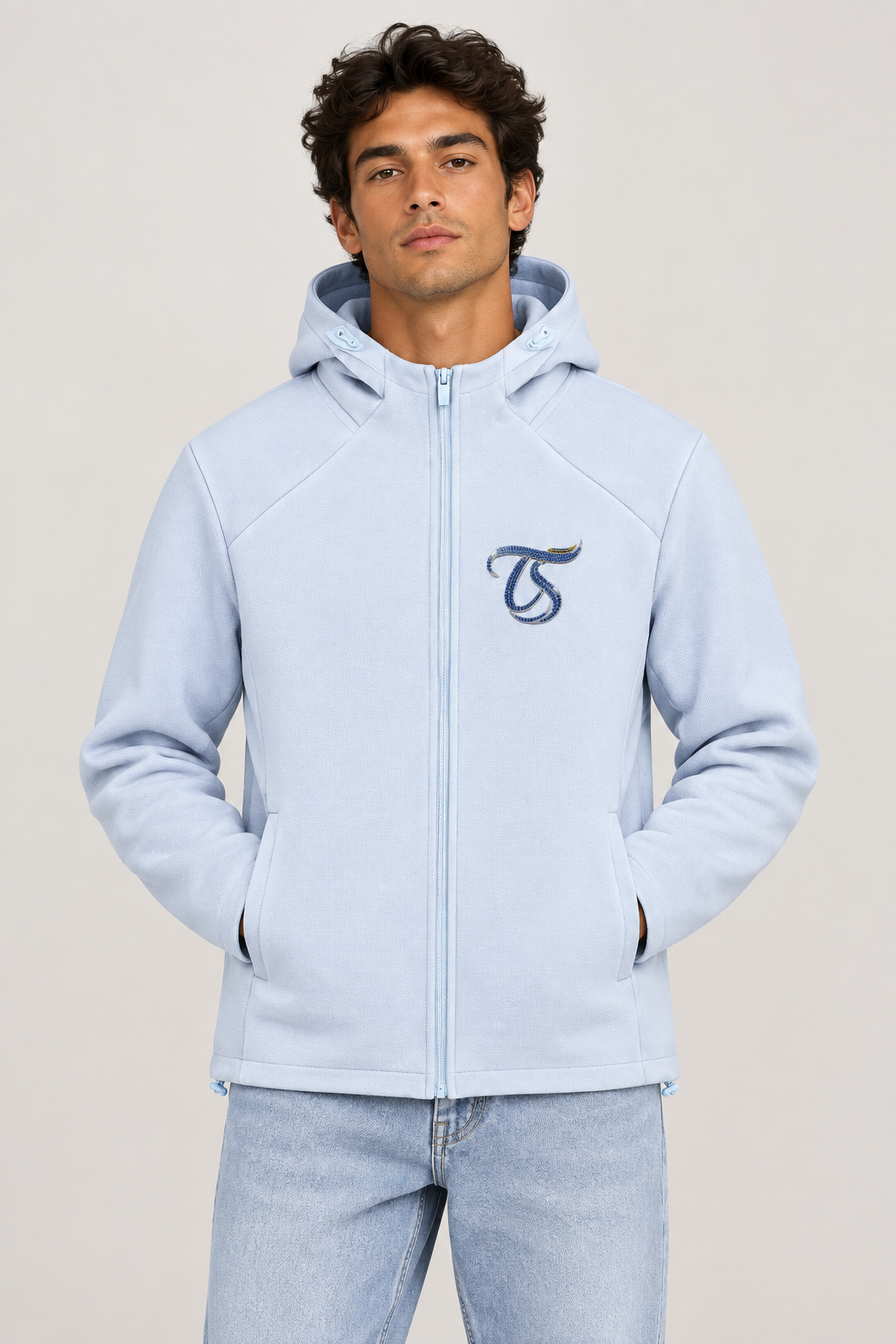 Capricorn Unisex Paneled Full Zip Hoodie