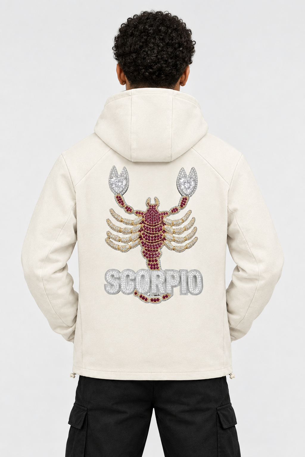 Scorpio Unisex Paneled Full Zip Hoodie